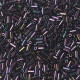 Miyuki Bugle 3mm Beads Metallic dark plum iris BGL1-454